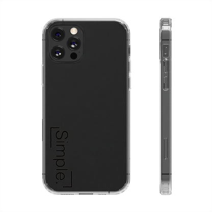 Simple. Clear Case (for white phones)