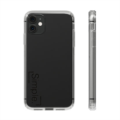 Simple. Clear Case (for white phones)