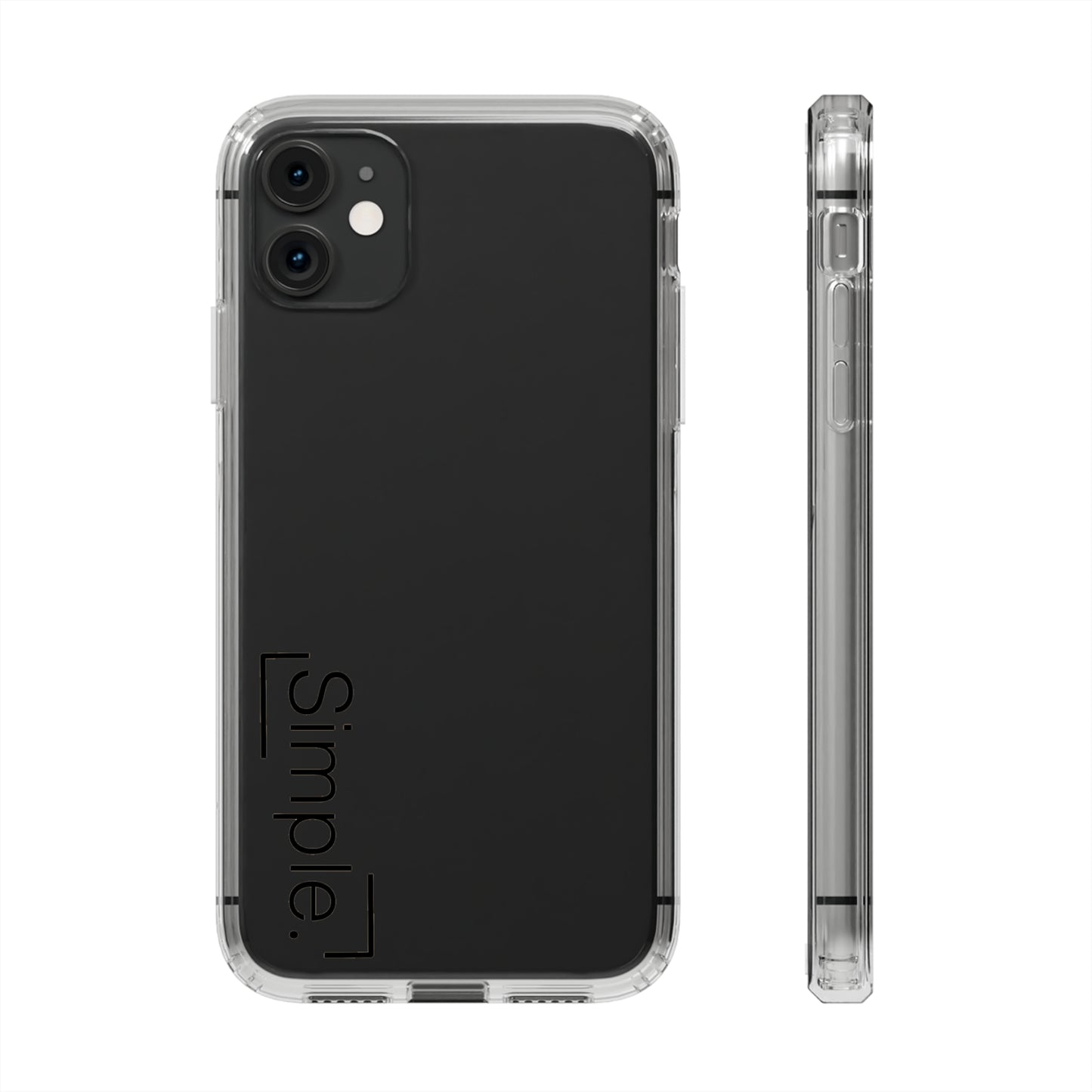 Simple. Clear Case (for white phones)